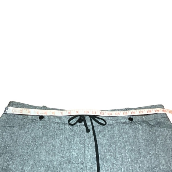 ENCORE Linen Blend Wide Leg Capri Drawstring Waist Front / Back Pockets US Sz 16 - Picture 6 of 10